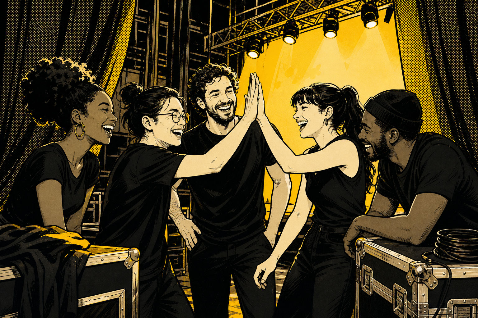 Équipe LIC en coulisses — rejoindre la troupe