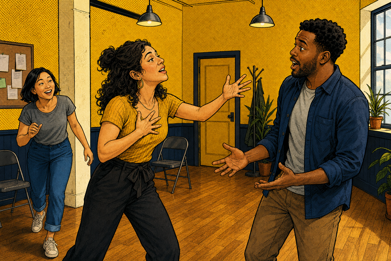Atelier d'impro en cercle — cours hebdomadaire à Cannes